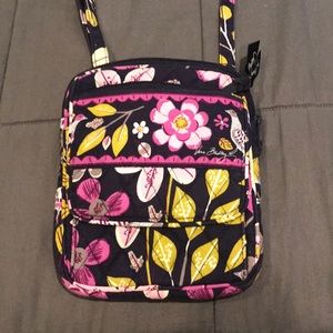 Vera Bradley Floral Nightingale mini hipster